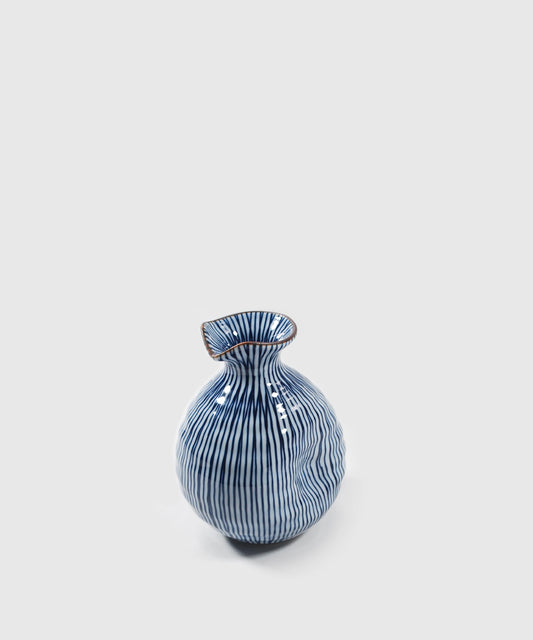 Blue-Striped-Sake-Bottle