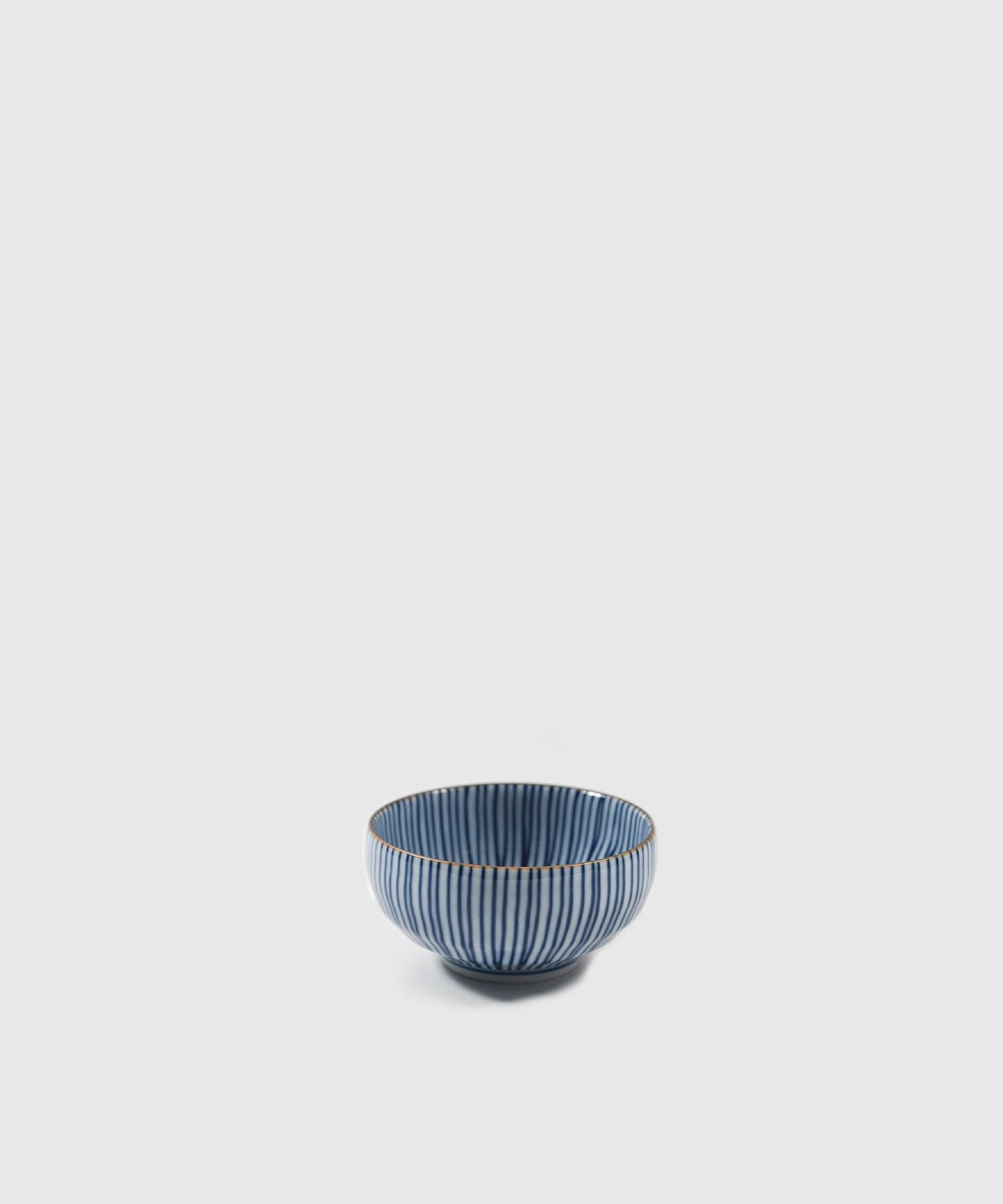 Blue Striped Sake Cup (Sakazuki)