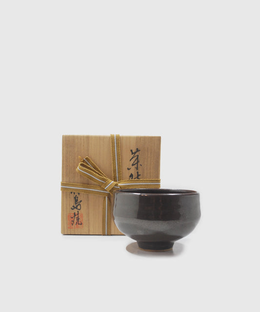 Antique Matcha Bowl & Box (Hashima-yaki)
